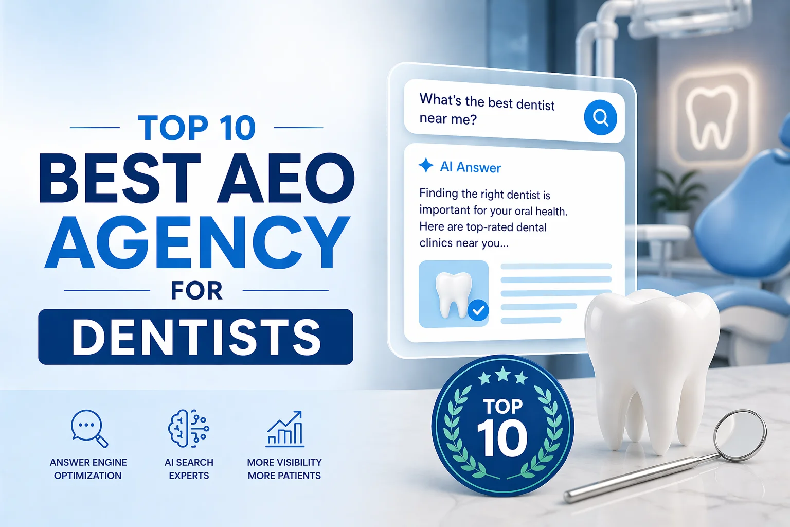 Top 10 Best AEO Agency for Dentists (2026)