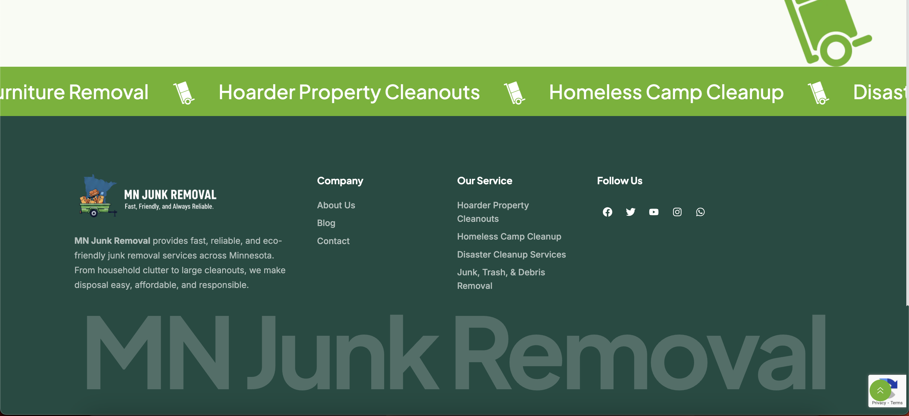 MN Junk Removal About Section