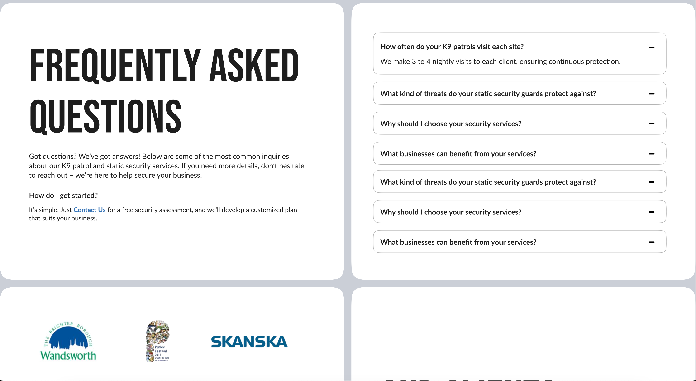 Contact Form Section