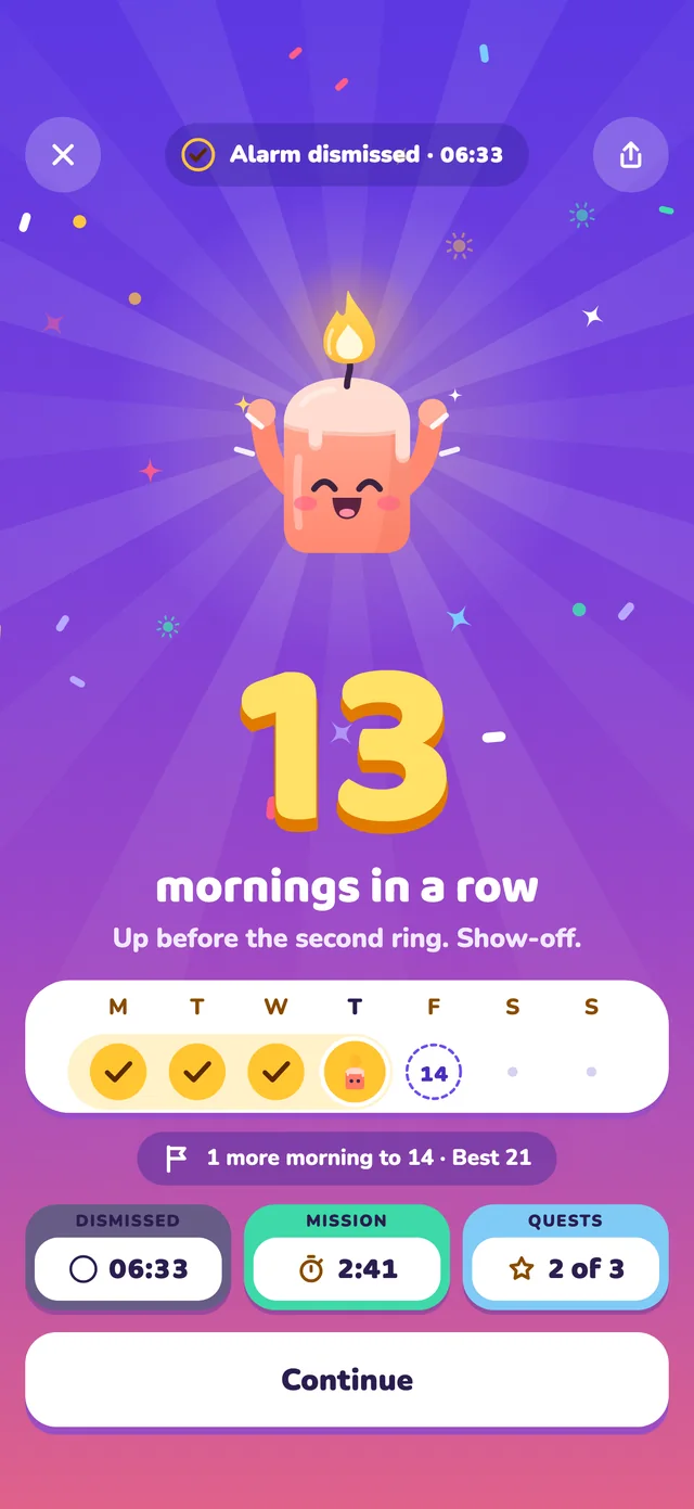 Daywick celebrates a kept morning